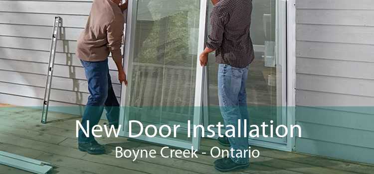 New Door Installation Boyne Creek - Ontario