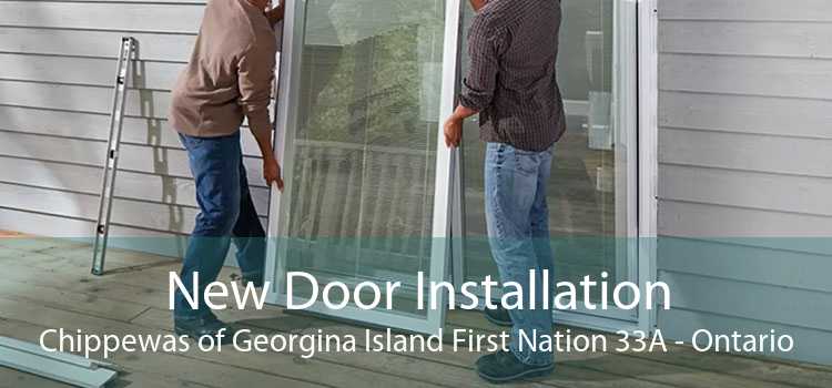New Door Installation Chippewas of Georgina Island First Nation 33A - Ontario