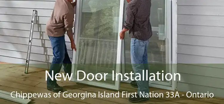 New Door Installation Chippewas of Georgina Island First Nation 33A - Ontario