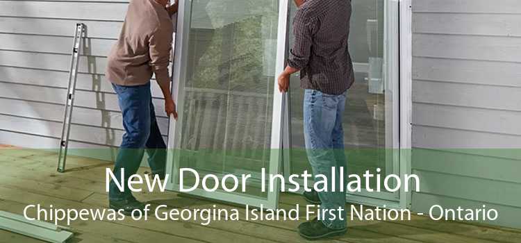 New Door Installation Chippewas of Georgina Island First Nation - Ontario