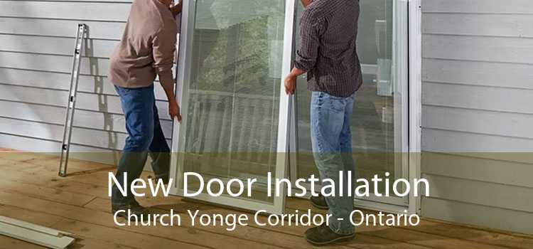 New Door Installation Church Yonge Corridor - Ontario