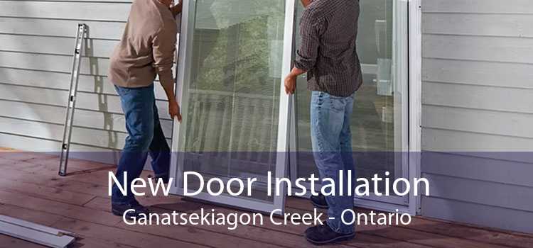 New Door Installation Ganatsekiagon Creek - Ontario