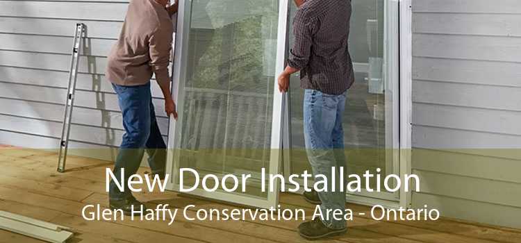 New Door Installation Glen Haffy Conservation Area - Ontario