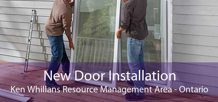 New Door Installation Ken Whillans Resource Management Area - Ontario