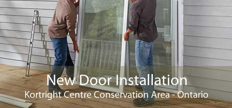 New Door Installation Kortright Centre Conservation Area - Ontario