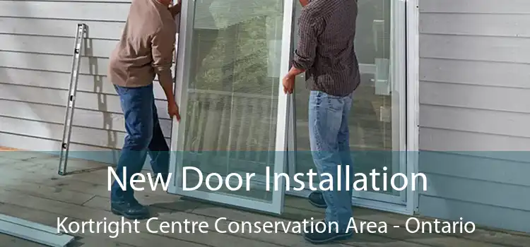 New Door Installation Kortright Centre Conservation Area - Ontario