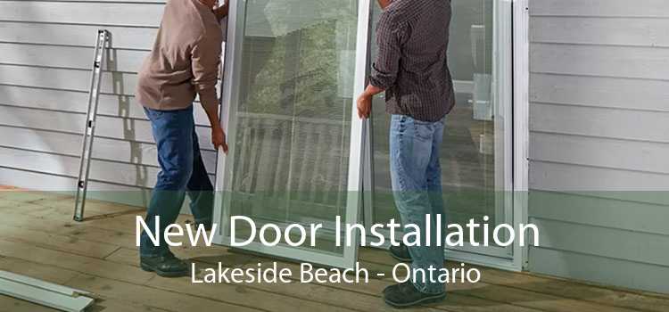 New Door Installation Lakeside Beach - Ontario