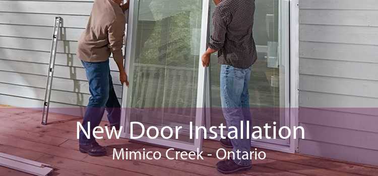 New Door Installation Mimico Creek - Ontario