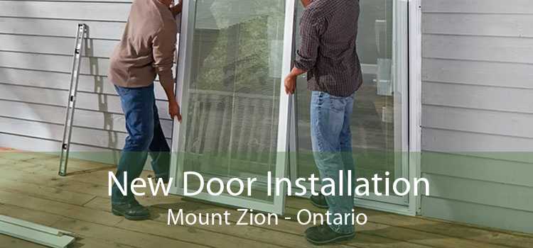 New Door Installation Mount Zion - Ontario