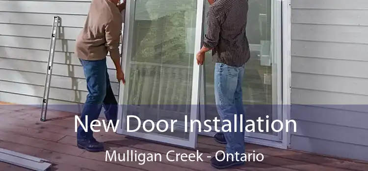 New Door Installation Mulligan Creek - Ontario
