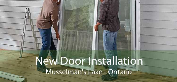New Door Installation Musselman's Lake - Ontario
