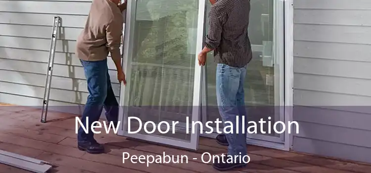 New Door Installation Peepabun - Ontario