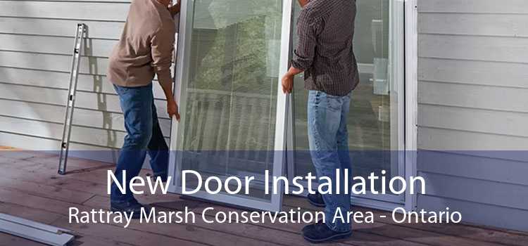 New Door Installation Rattray Marsh Conservation Area - Ontario