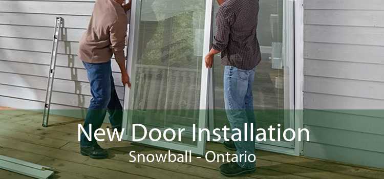 New Door Installation Snowball - Ontario