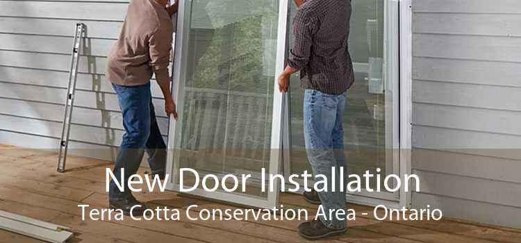 New Door Installation Terra Cotta Conservation Area - Ontario