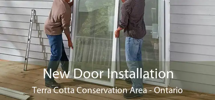 New Door Installation Terra Cotta Conservation Area - Ontario