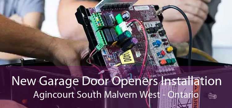 New Garage Door Openers Installation Agincourt South Malvern West - Ontario
