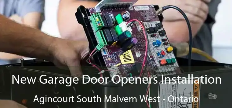 New Garage Door Openers Installation Agincourt South Malvern West - Ontario