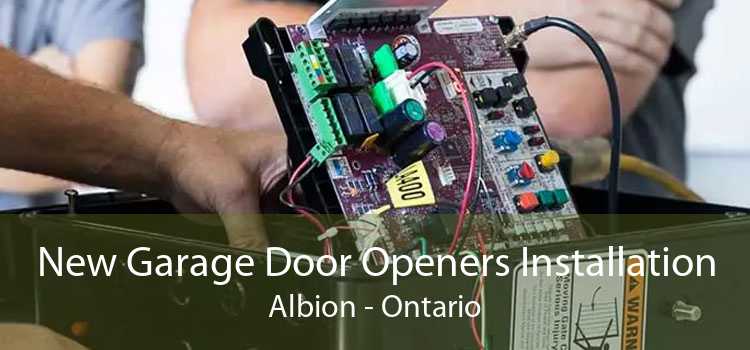 New Garage Door Openers Installation Albion - Ontario