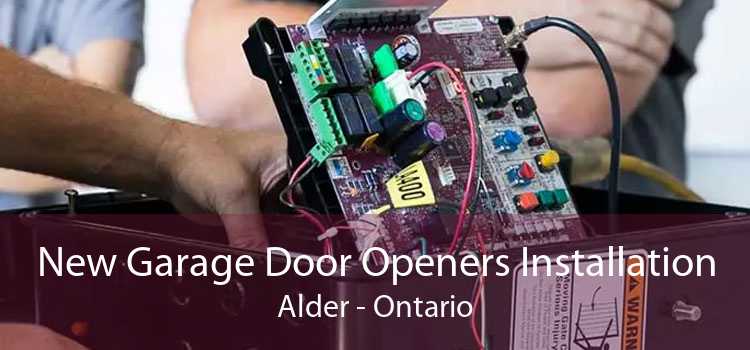 New Garage Door Openers Installation Alder - Ontario
