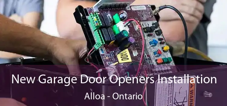New Garage Door Openers Installation Alloa - Ontario