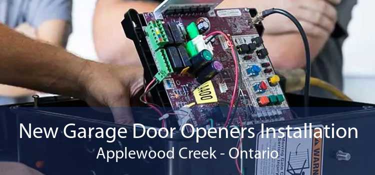 New Garage Door Openers Installation Applewood Creek - Ontario
