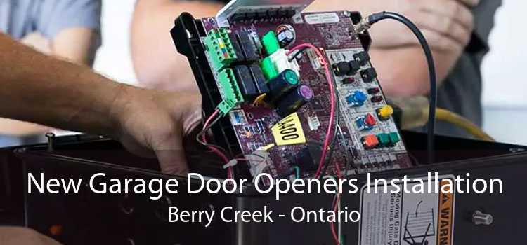 New Garage Door Openers Installation Berry Creek - Ontario