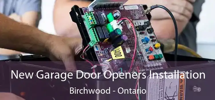 New Garage Door Openers Installation Birchwood - Ontario