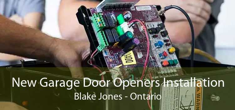 New Garage Door Openers Installation Blake Jones - Ontario