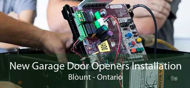 New Garage Door Openers Installation Blount - Ontario