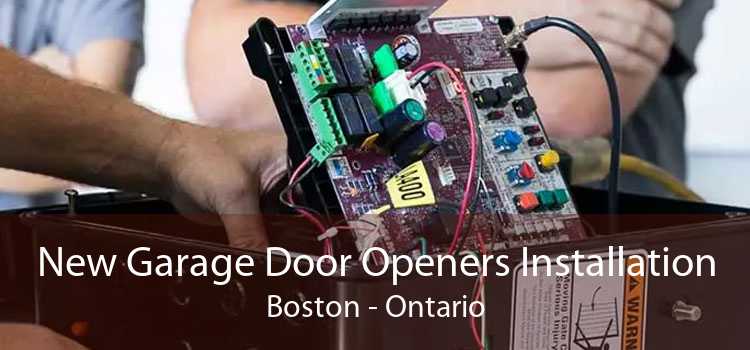 New Garage Door Openers Installation Boston - Ontario