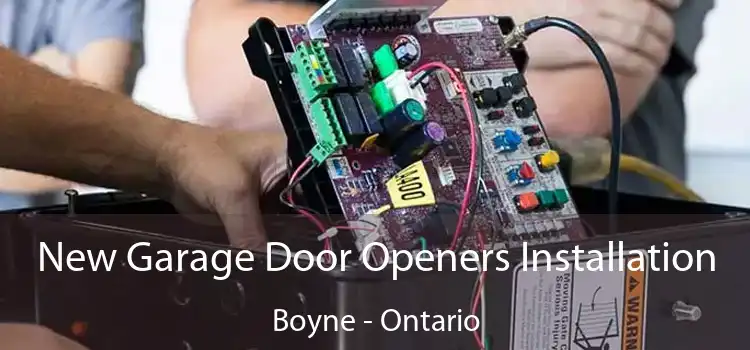New Garage Door Openers Installation Boyne - Ontario