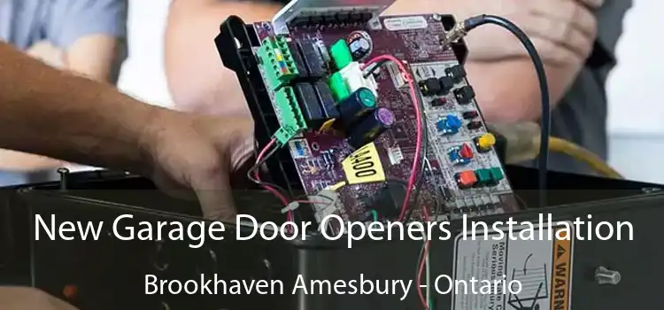 New Garage Door Openers Installation Brookhaven Amesbury - Ontario