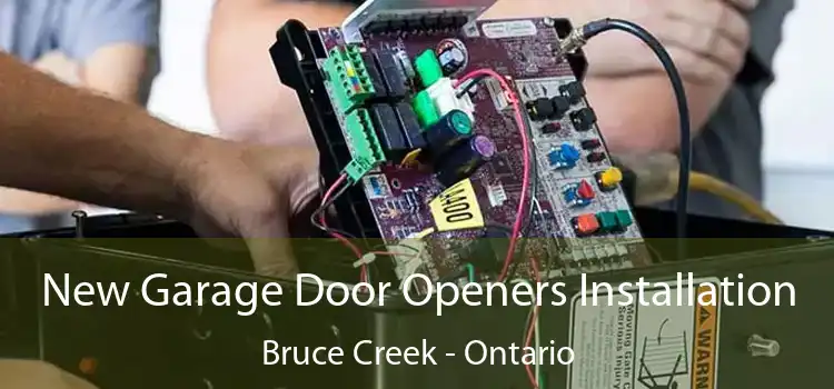 New Garage Door Openers Installation Bruce Creek - Ontario