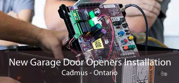 New Garage Door Openers Installation Cadmus - Ontario
