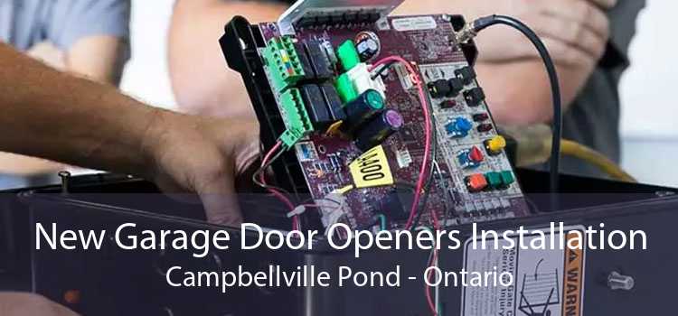 New Garage Door Openers Installation Campbellville Pond - Ontario