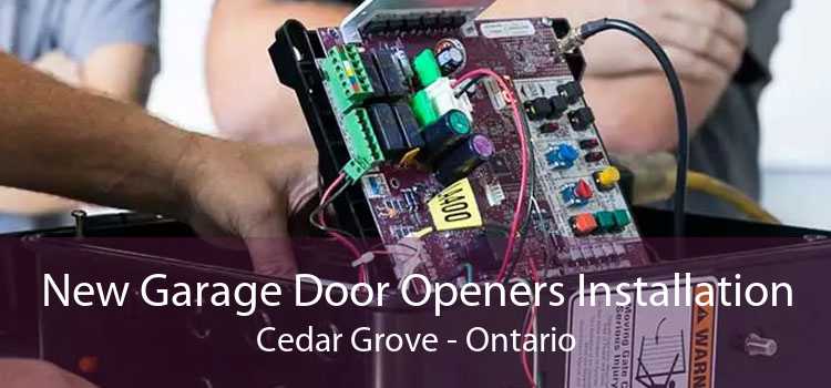 New Garage Door Openers Installation Cedar Grove - Ontario