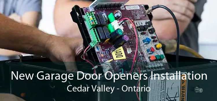 New Garage Door Openers Installation Cedar Valley - Ontario