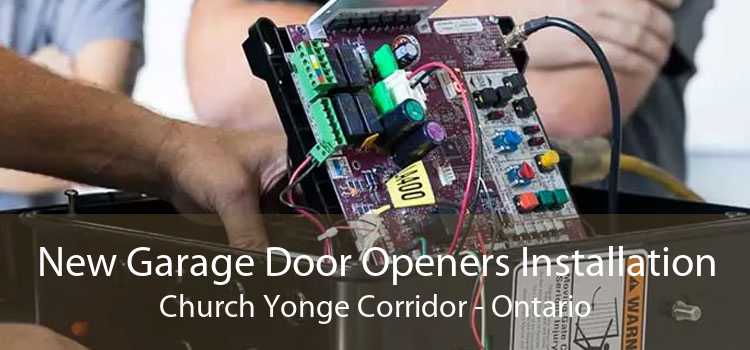 New Garage Door Openers Installation Church Yonge Corridor - Ontario
