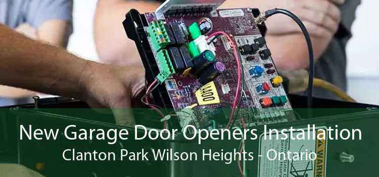 New Garage Door Openers Installation Clanton Park Wilson Heights - Ontario
