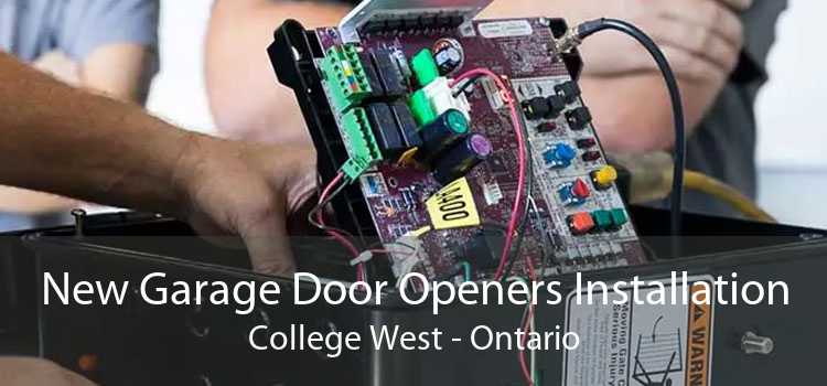 New Garage Door Openers Installation College West - Ontario