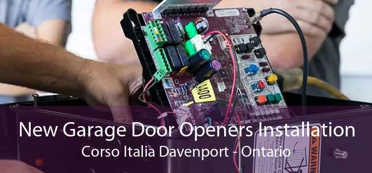 New Garage Door Openers Installation Corso Italia Davenport - Ontario