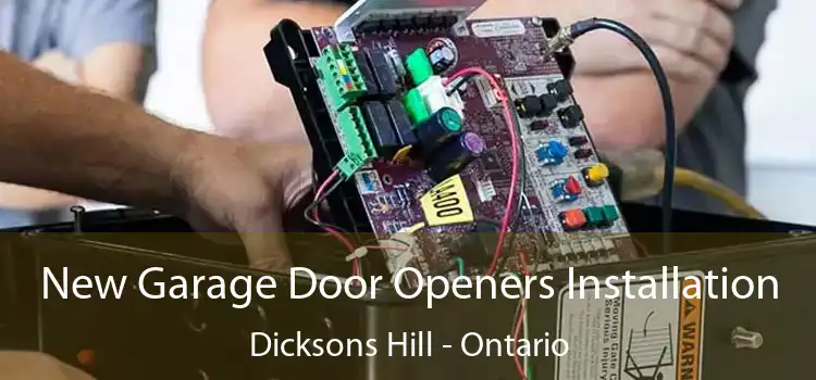 New Garage Door Openers Installation Dicksons Hill - Ontario