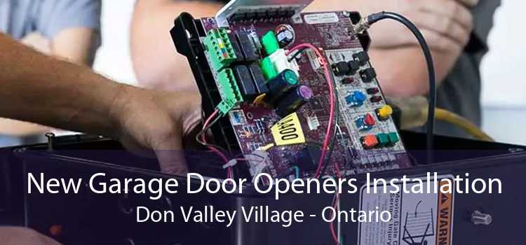 New Garage Door Openers Installation Don Valley Village - Ontario