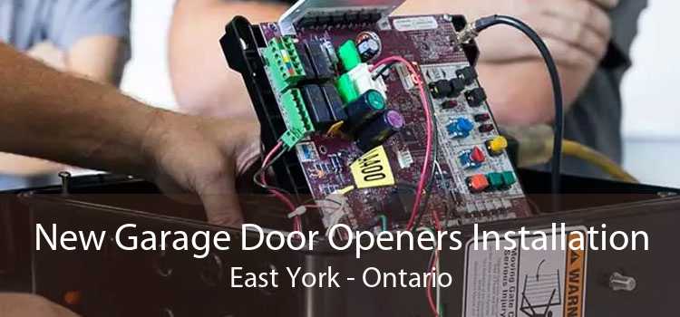 New Garage Door Openers Installation East York - Ontario