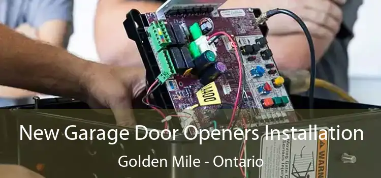 New Garage Door Openers Installation Golden Mile - Ontario