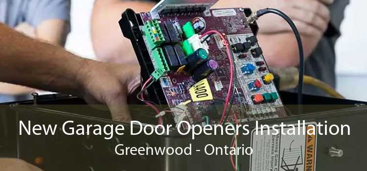 New Garage Door Openers Installation Greenwood - Ontario
