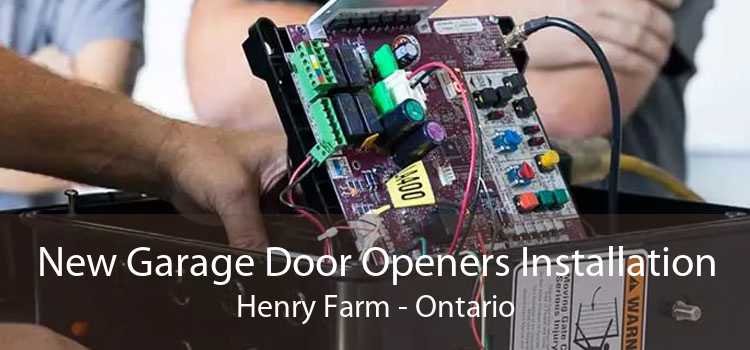 New Garage Door Openers Installation Henry Farm - Ontario
