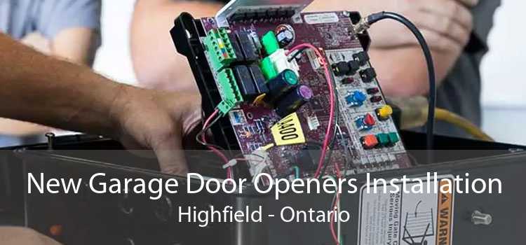 New Garage Door Openers Installation Highfield - Ontario