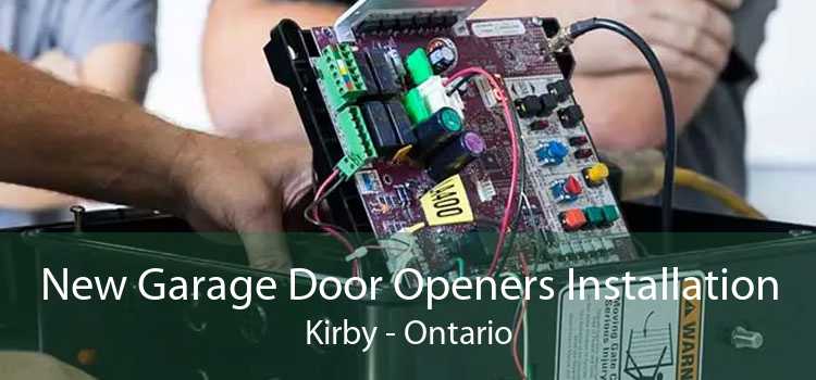 New Garage Door Openers Installation Kirby - Ontario
